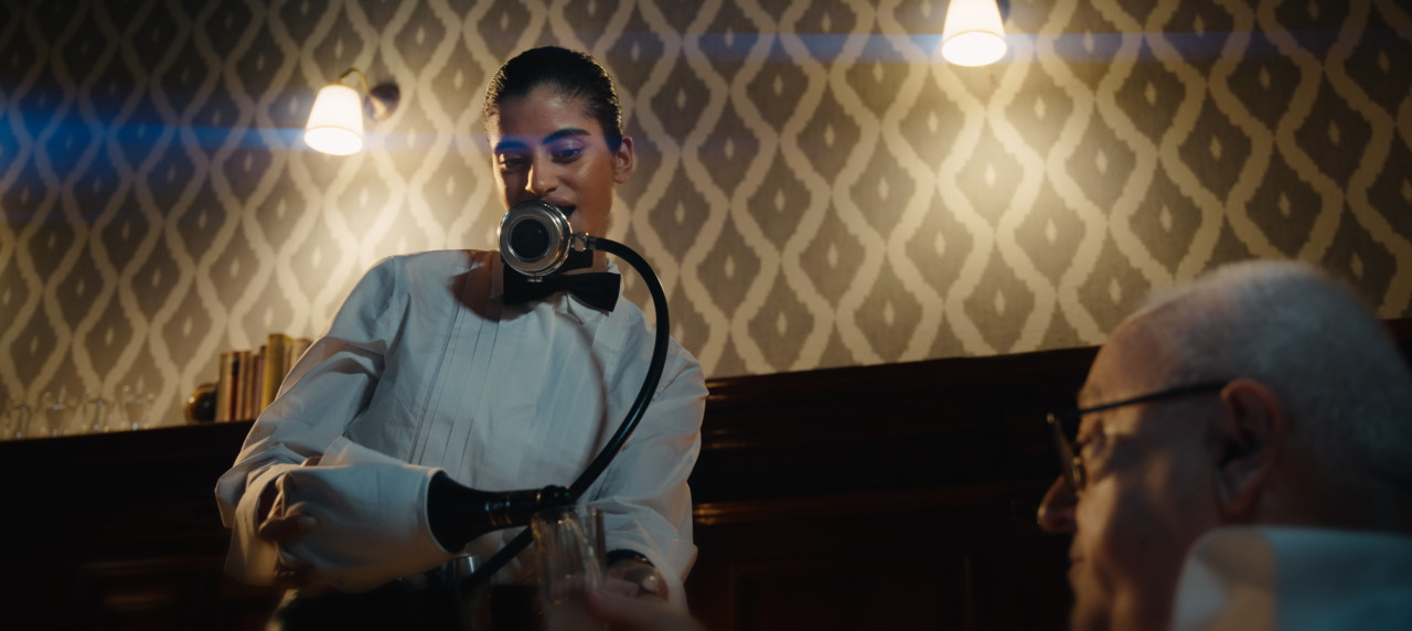 Ausschnitt aus Musikvideo der Band Aggregat Song "Protoplasma".